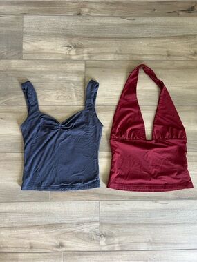 ForeFair Crop Tank and V-Neck Halter Top